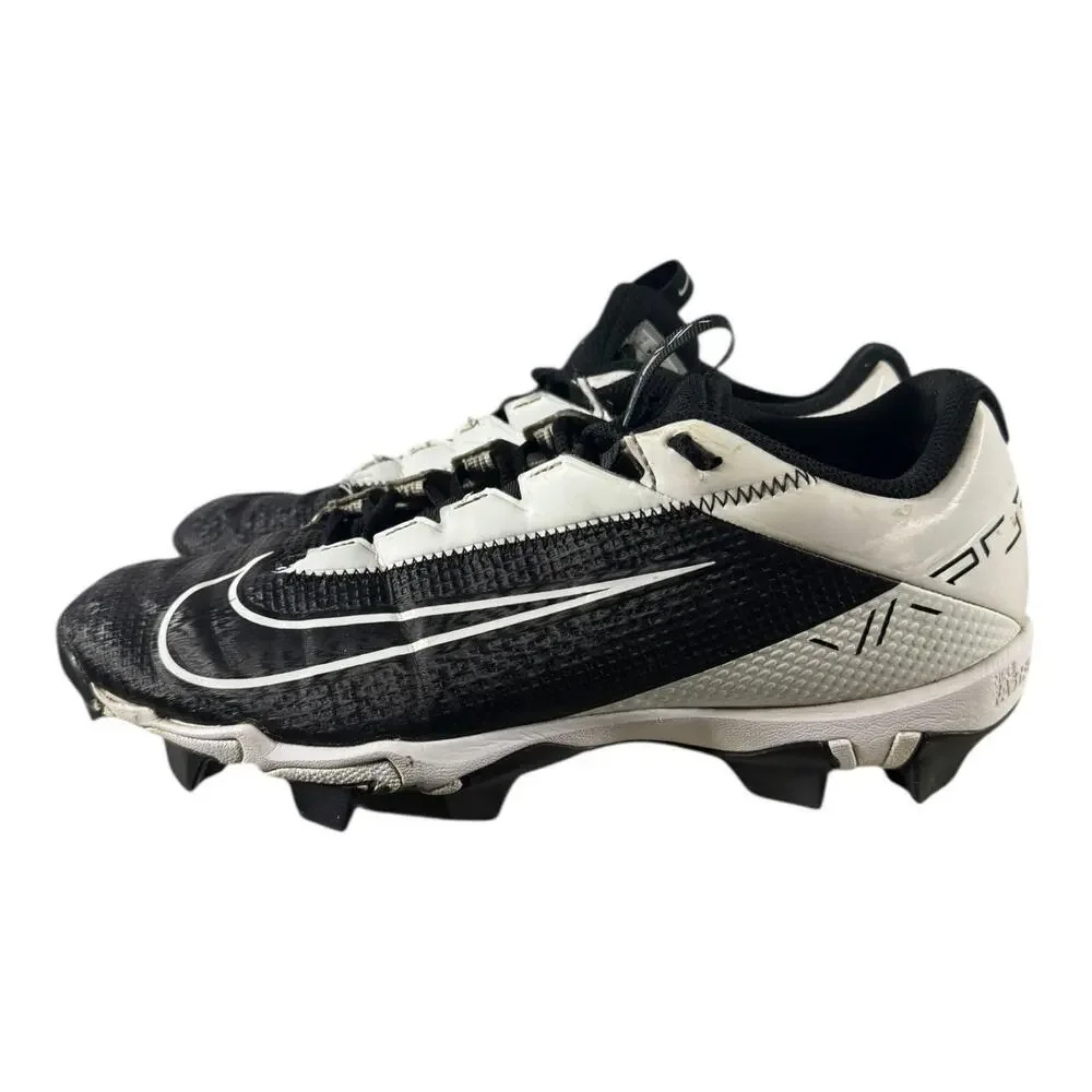 Nike Vapor Edge Shark 2 Football Cleats Men Size 9 Black White DH5088-001